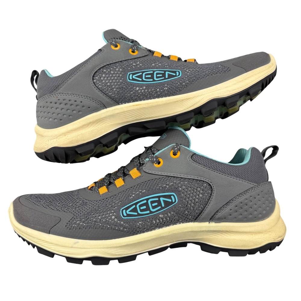 KEEN Terradora Speed Womens Shoes Grey Aqua Orange Size 10 Hiking Gorpcore